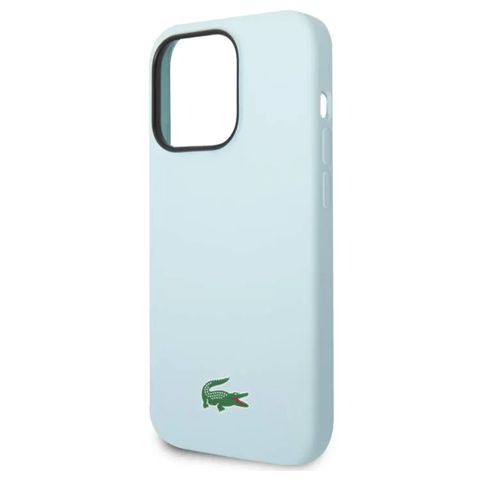 Qoruyucu örtük Lacoste MagSafe Silicone iPhone 15 Pro Blue LCHMP15LSLOLB — Bakı