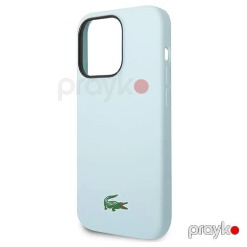 Qoruyucu örtük Lacoste MagSafe Silicone iPhone 15 Pro Blue LCHMP15LSLOLB — Bakı