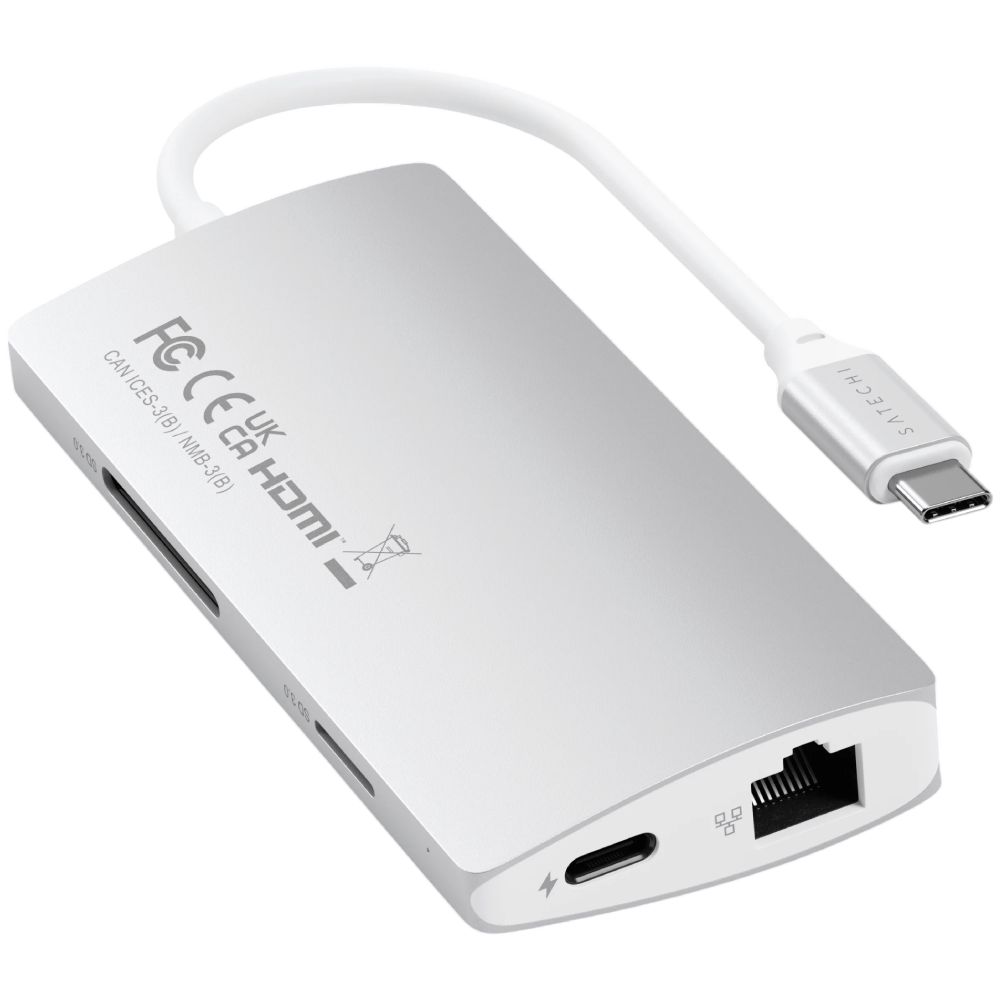 USB Hub Satechi USB Type-C ST-TCMA2S Silver — Kompüterlər və noutbuklar, Bakı (3)