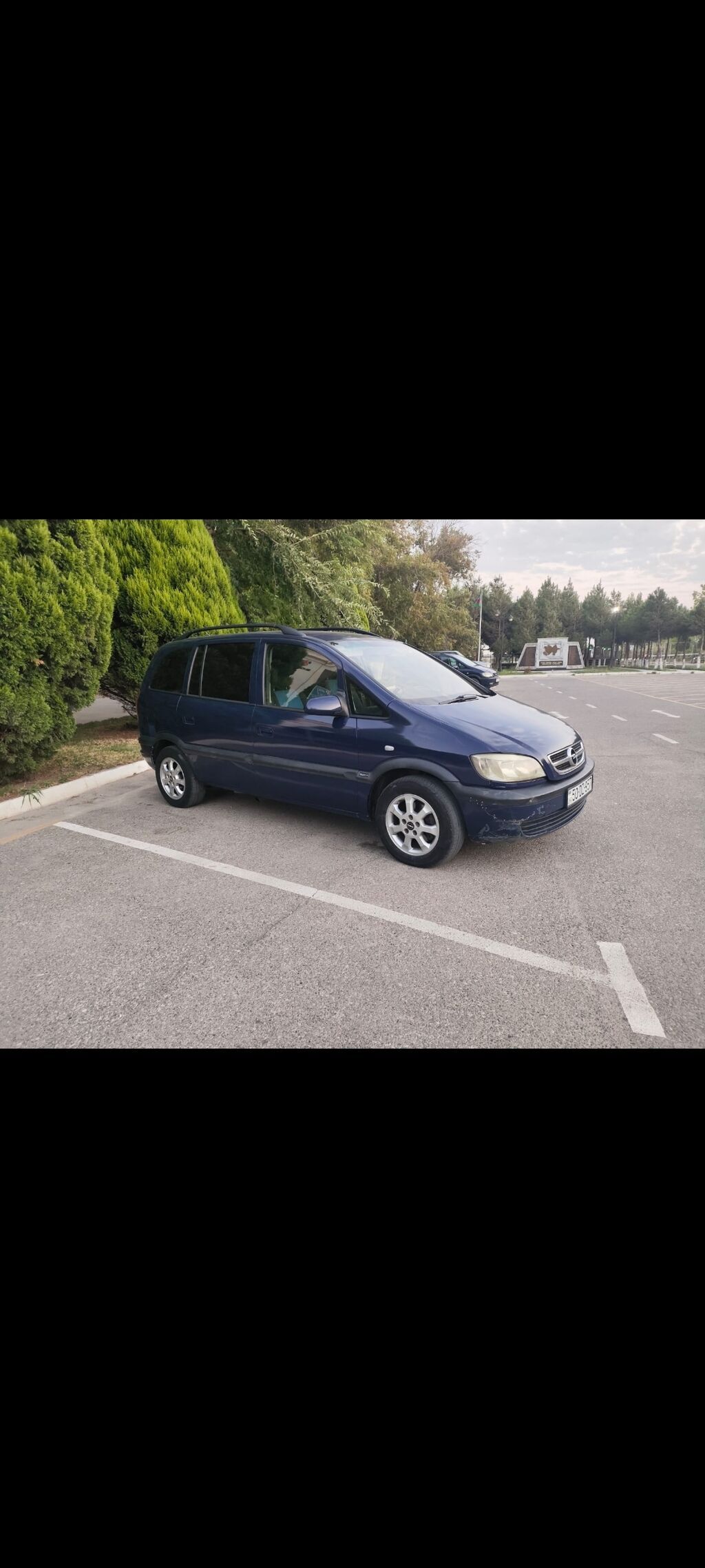Opel Zafira A – 7 yerlik kompakt miniven - Kuzov: tünd mavi, dam — Avto, Sumqayıt (3)