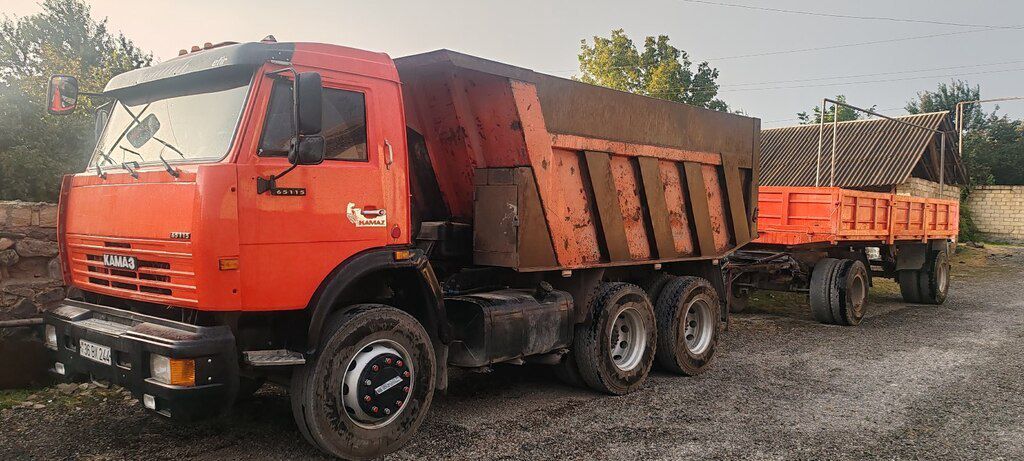 KamAz 65115, 11 L, 2002 il, 100 000 km — Yük maşınları, Qəbələ (4)