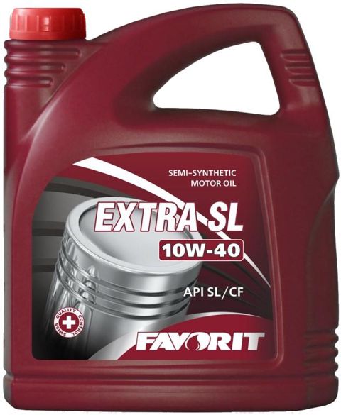Mühərrik yağı Favorit Extra SL Semi-synthetic SAE 10W-40 4L Plastic — Bakı