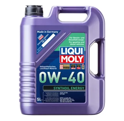 Avtomobil mühərrik yağı Liqui Moly Synthoil Energy 0W-40 5L (1923/1361) — Mühərrik yağları