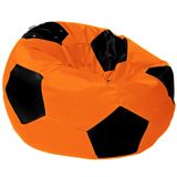 Puf Pouffe Top DTO013 Narıncı, qara (XXL) — Пуфы и банкетки