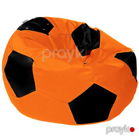 Puf Pouffe Top DTO013 Narıncı, qara (XXL) — Bakı