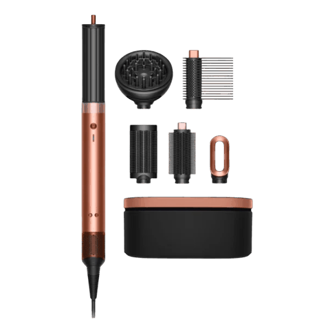 Dyson HS09 Airwrap Co-anda2x multi-styler and dryer Straight+Wavy Amber Silk — Bakı