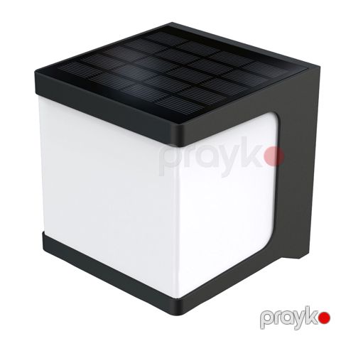 Smart solar portable wall lights - cube black SLRT-0123 — Bakı