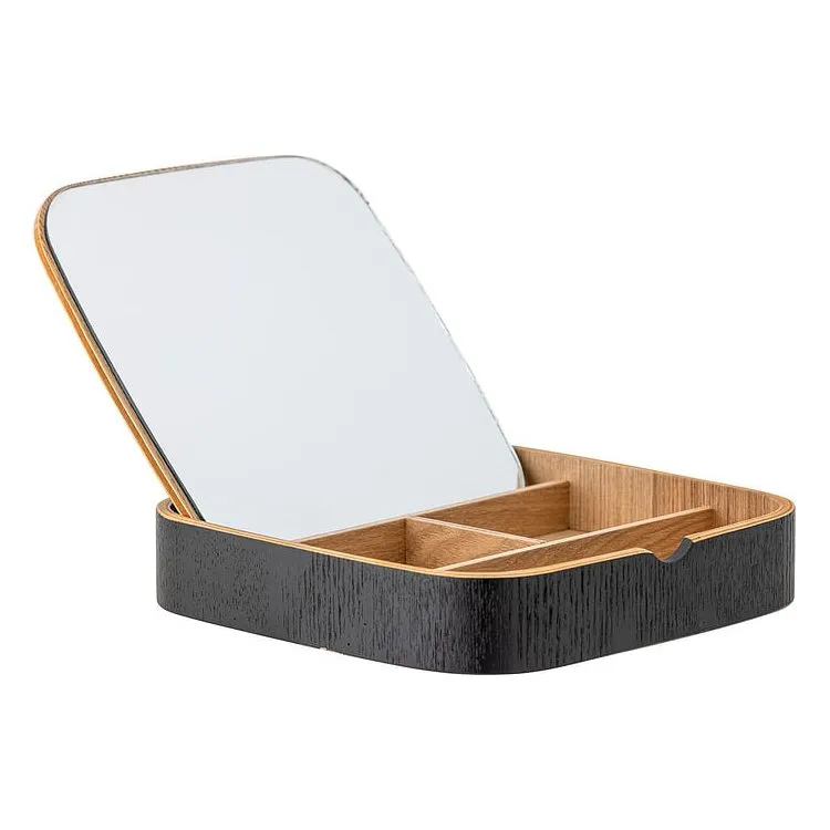 Zərgərlik qutusu Bloomingville Mimmi Black 19x4x19 sm — Bakı