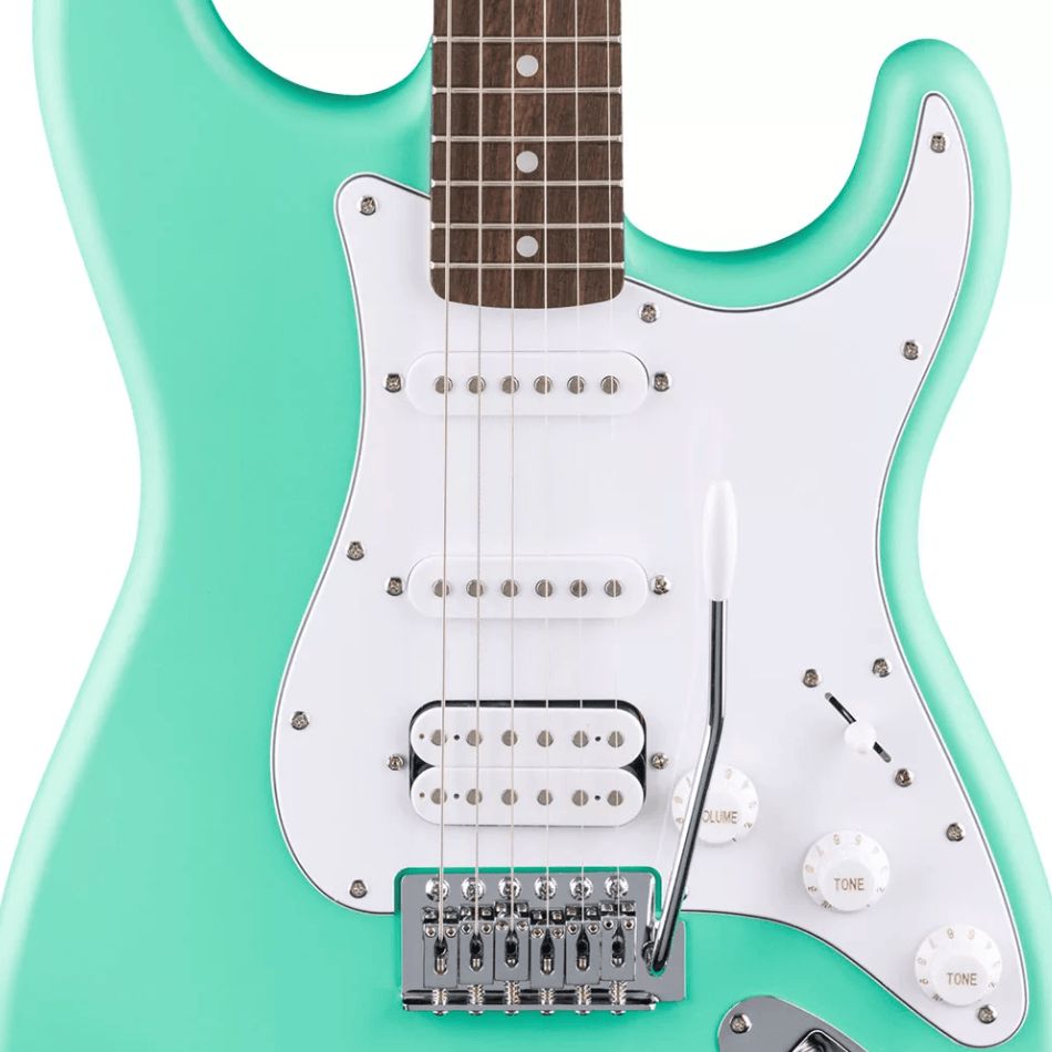 Elektrik gitara Fender Squier Debut Strat Foam Green — Musiqiə alətləri, Bakı (2)