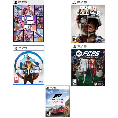PlayStation FC 26, GTA 6, Mortal Kombat 1, Forza Horizon 5, Call of Duty: Black Ops Cold War (Digital Version) — Bakı
