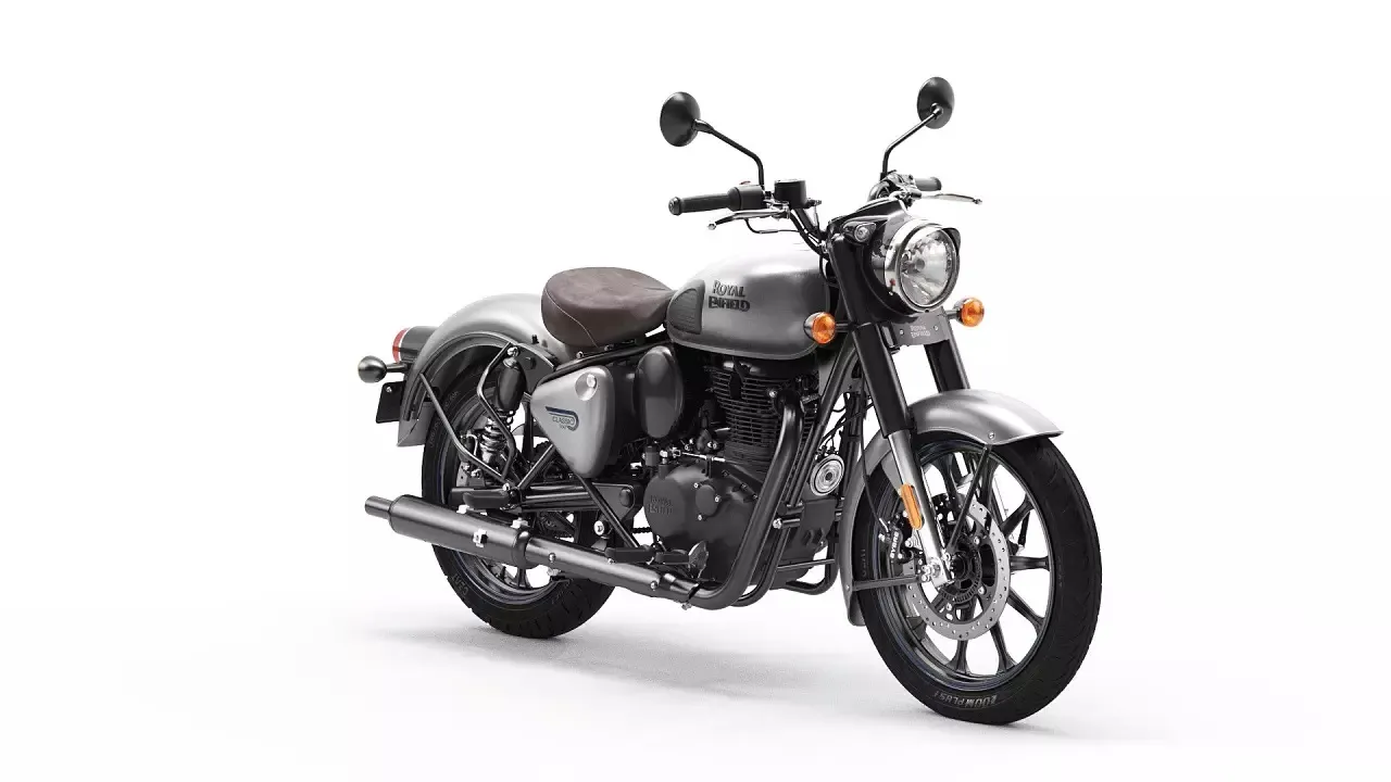 Motosiklet royal enfıeld re classıc 350 gunmetal grey — Bakı
