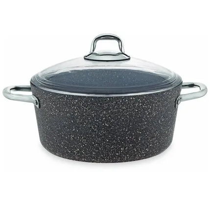 Qazan Burner Elis Granitech Collection Dark Grey 24x11 sm (8680465135770) — Bakı