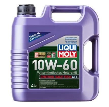 Avtomobil mühərrik yağı Liqui Moly Synthoil Race Tech GT1 10W-60 4L (7535) — Avtomobil