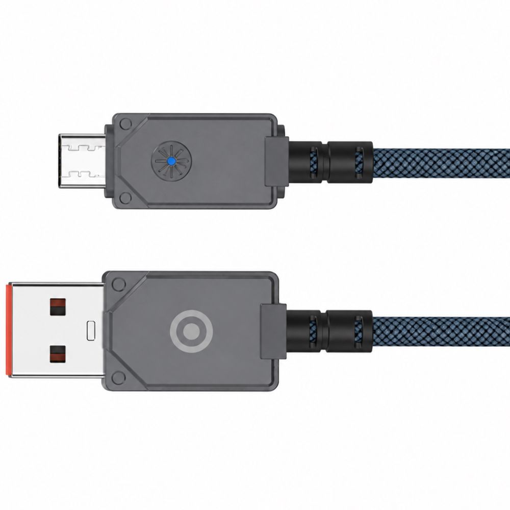 Naqil Euroacs EU-Z190 USB Type-A to Micro USB 1 m ACHRKA470485 Black — Mallar, Bakı (3)