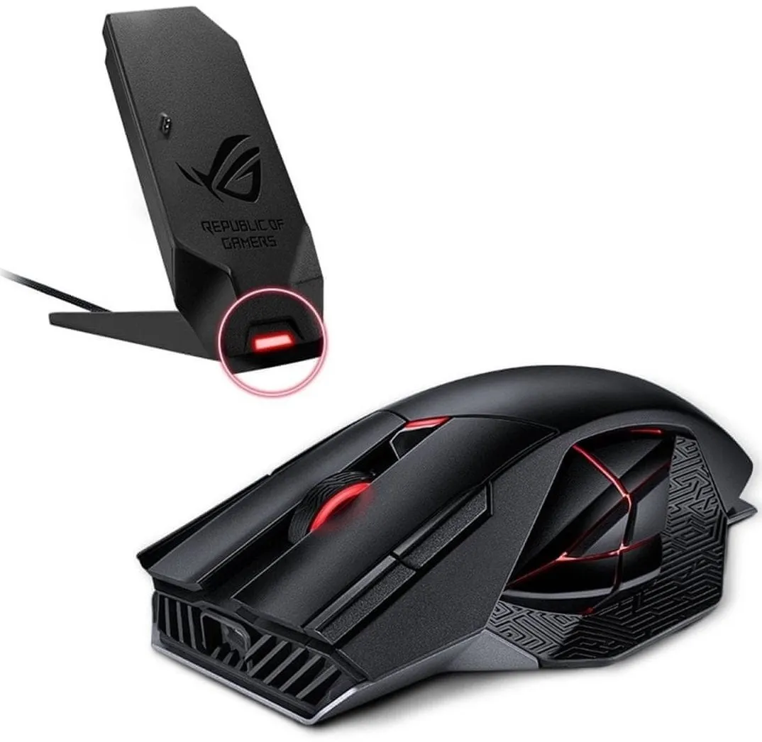 Simsiz klaviatura siçanı Asus P707 Spatha X//MS 3370 12KEYS 19000DPI (90MP0220-BMUA00) — Bakı