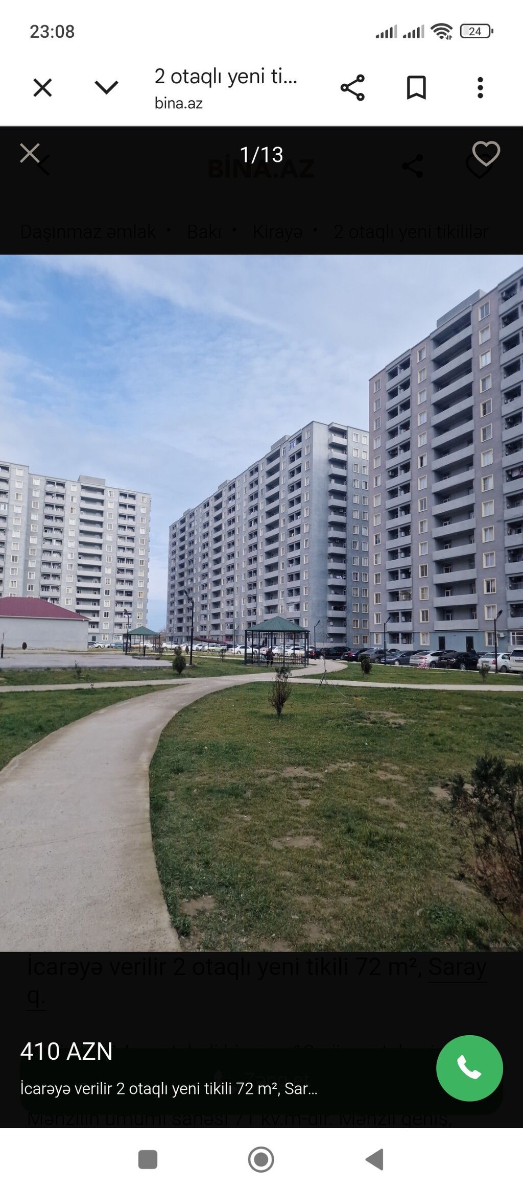 Ev yerləşir Abşeron rayonu Saray qəsəbəsində Saray MTK.Ev yalnız — Daşınmaz əmlak, Saray (7)