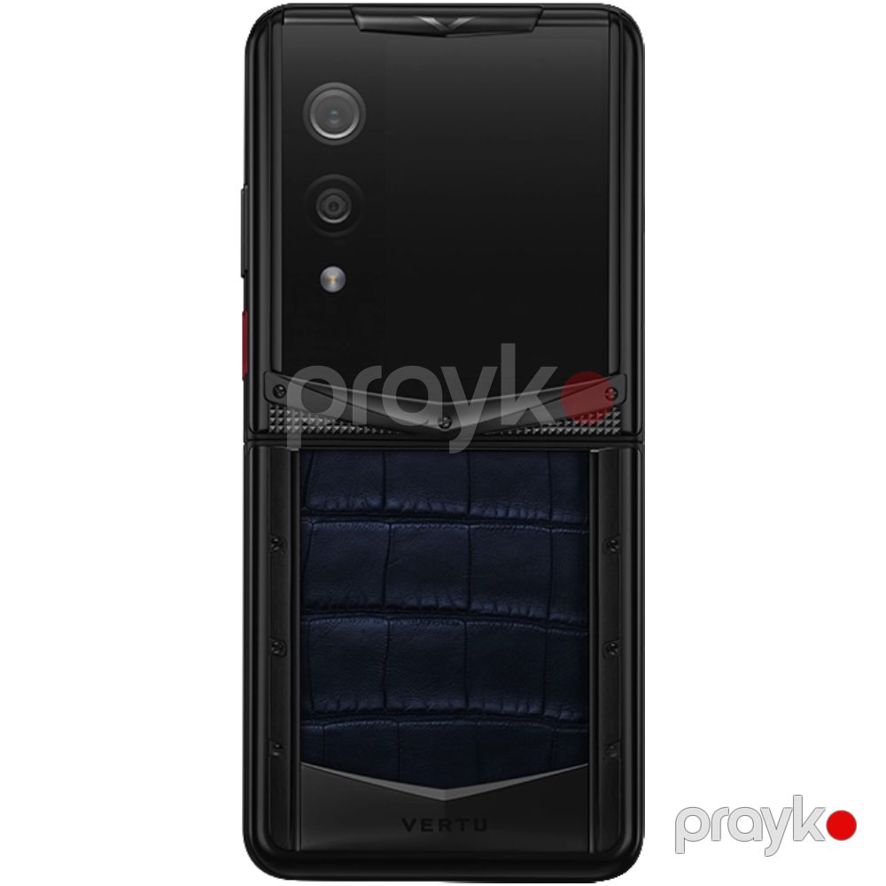 Vertu Quantum Flip Alligator 16 GB / 1 TB Navy Blue — Smartfonlar, Bakı (3)