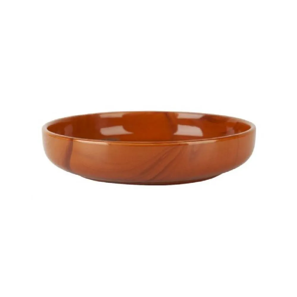 Dərin boşqab Nouvelle Home Wooden Grain, 18 sm, 600 ml, farfor (1730303) — Bakı