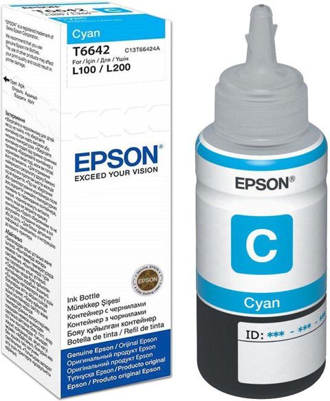 Kartric Epson L100/L200 Cyan (Blue) (C13T66424A) — Bakı