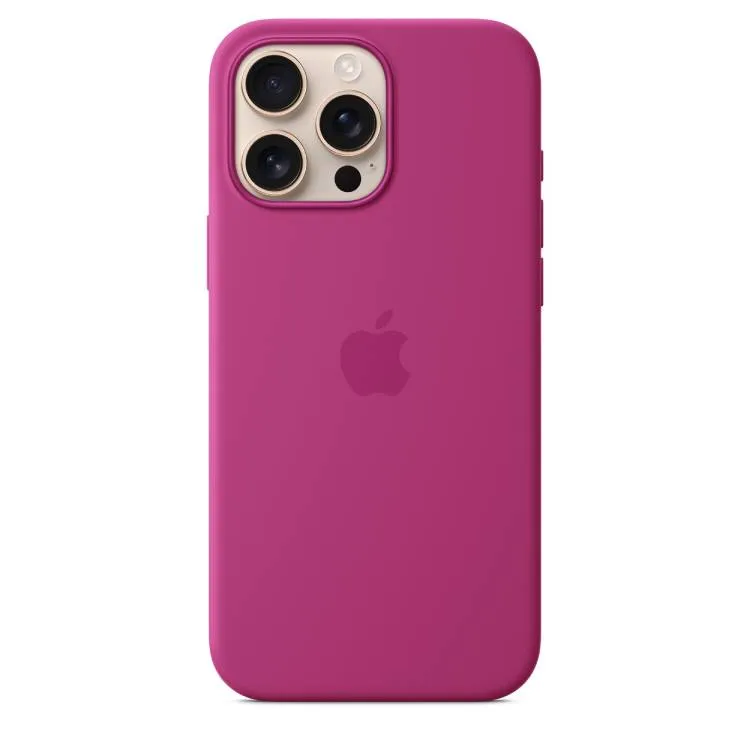 Çexol Apple iPhone 16 Pro Max Silicone Case with MagSafe - Fuchsia (MYYX3ZM/A) — Ağıllı ev