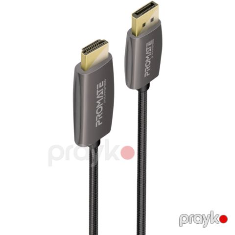 Naqil Promate DisplayPort to HDMI PROLINK-DP200 Black, Grey — Bakı