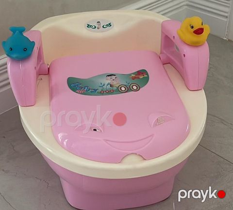 Uşaq tualet oturacağı (potty) - Rəng: çəhrayı və krem - Rahat — Bakı