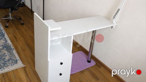 Künc masa, Siyirməli, Polkalı, Sadə laminat — Bakı