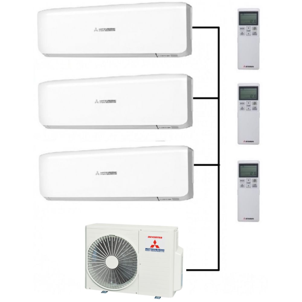 Multi-split xarici blok Mitsubishi SCM50ZS-W 3 Port (R32) — Kondisioner və split-sistemlər, Bakı (2)