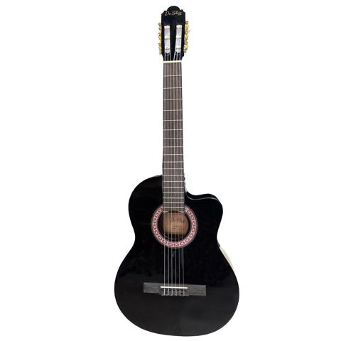 Elektro-klassik gitara De Silva ACG21CE Black — Bakı