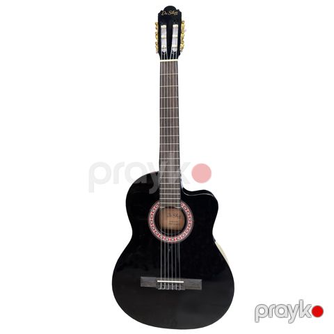 Elektro-klassik gitara De Silva ACG21CE Black — Bakı