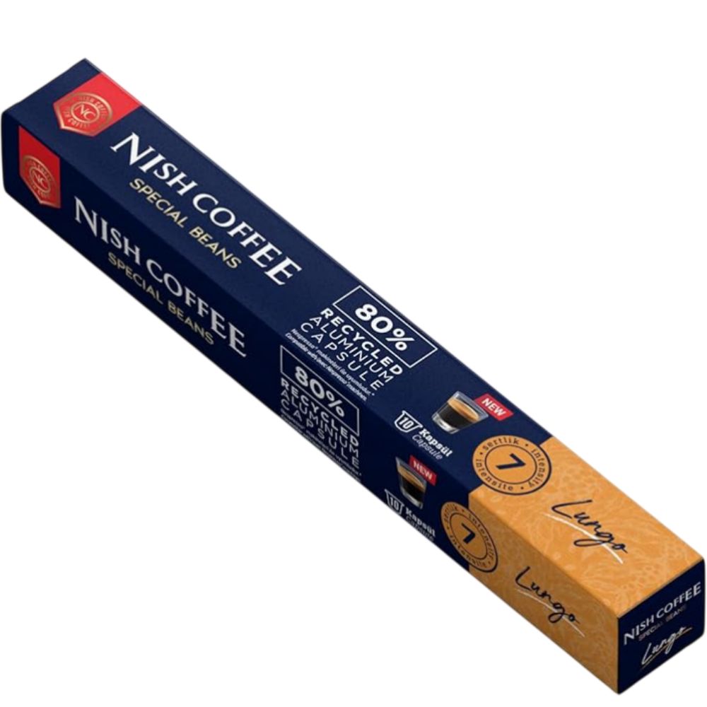 Qəhvəbişirən üçün kapsul Nish Nespresso Lungo 10 ədəd 8683583873418 — Mətbəx texnikası, Bakı (2)