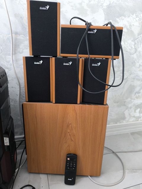 Original Genius ev kinoteatrı üçün 5.1 akustik sistem cox gozel ses — Xırdalan