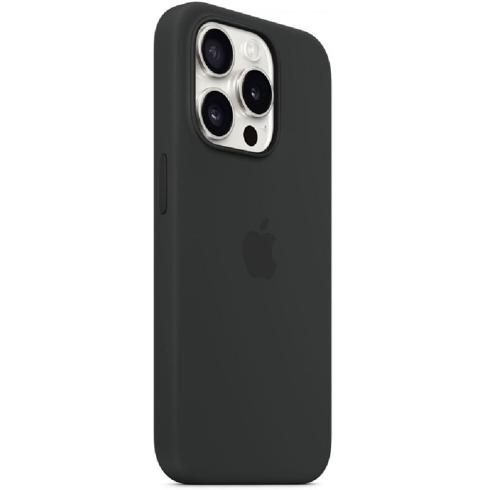 Qoruyucu örtük Apple iPhone 15 Pro Max Silicone Case W/MagSafe Black MT1M3ZM/A — Çexollər, Bakı (3)