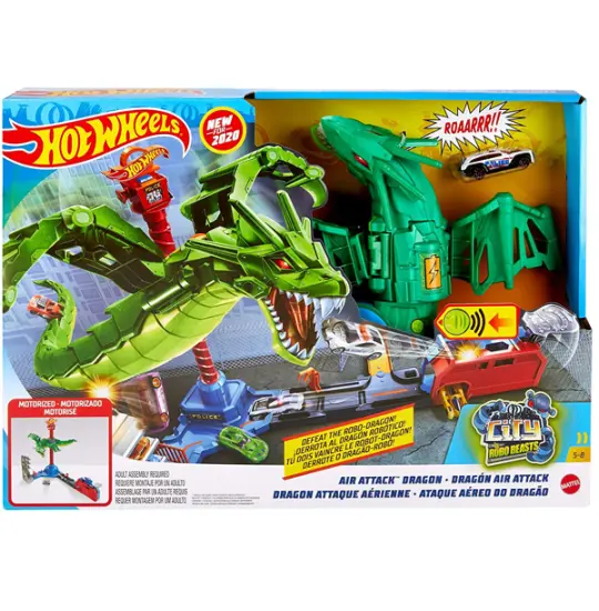 Hot Wheels City vs Robo Beasts 5-8 Air Attack GJL13 — Bakı