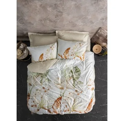 Yataq dəsti Cotton Box Family Luster Bej İki nəfərlik — Bakı