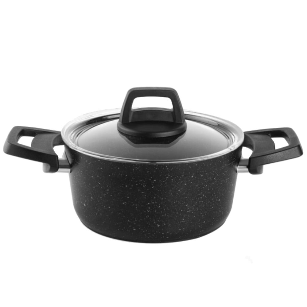Qazan dəsti Schafer Black Stone 7 parça 8699131858424 Qara — Bişirmə qabları, Bakı (3)