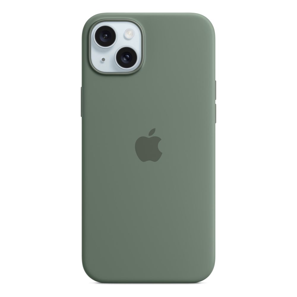 Qoruyucu örtük Apple iPhone 15 Plus Silicone Case W/MagSafe Cypress MT183ZM/A — Çexollər, Bakı (2)