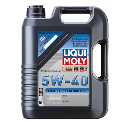 Avtomobil mühərrik yağı Liqui Moly Leichtlauf Performance 5W-40 5L (21368) — Avtomobil
