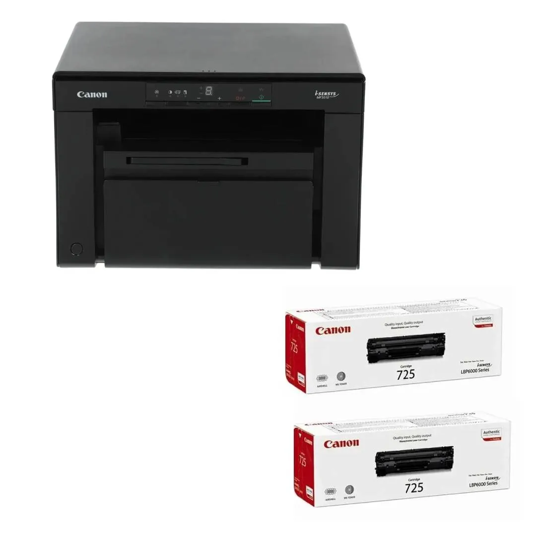 Printer Canon i-SENSYS MF3010 Bundle +2PCS CRG725 (5252B034-N) — Bakı