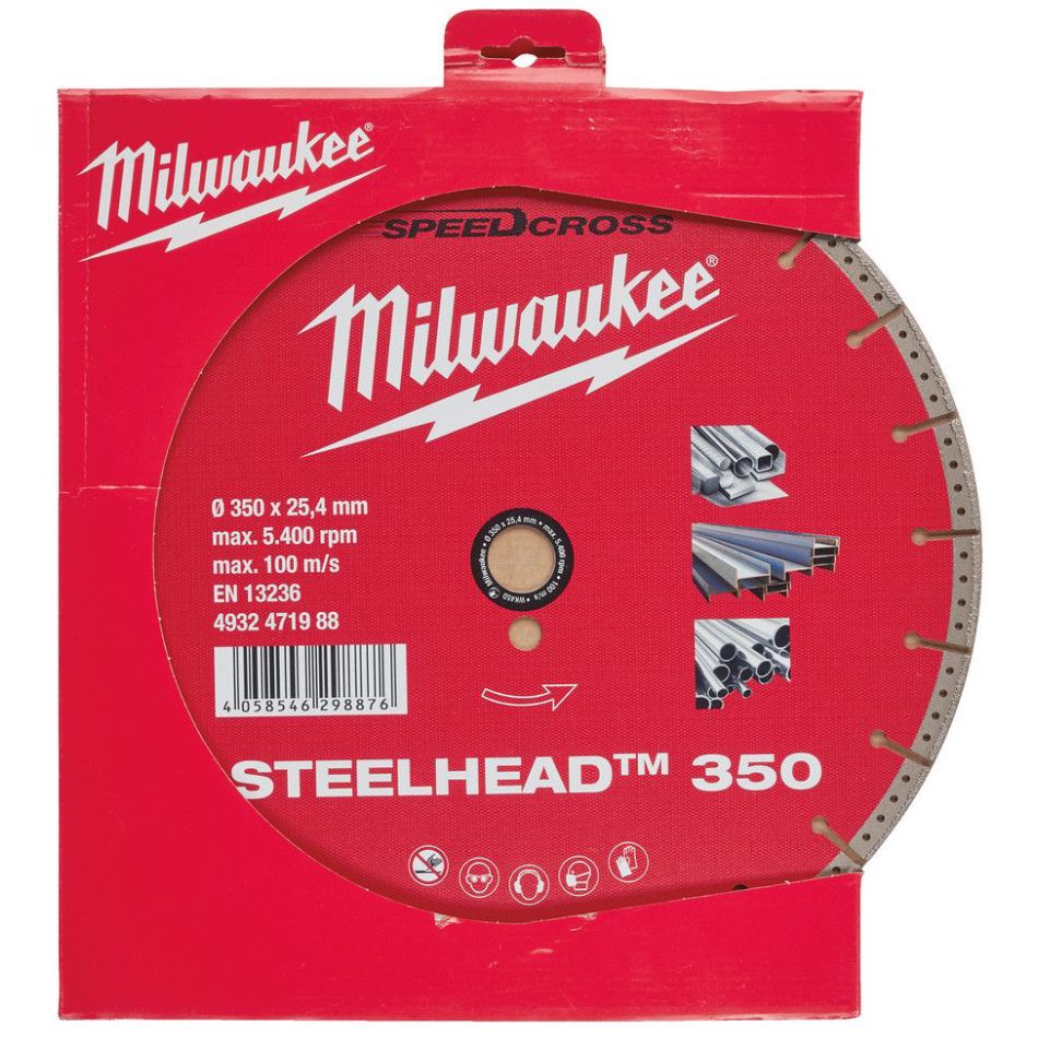 Kəsmə disk Milwaukeel Steelhead 350mm (4932471988) — Mallar, Bakı (2)