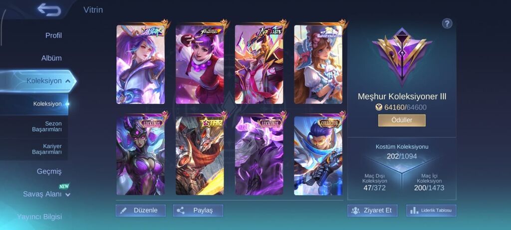 Mobile Legends: Bang Bang hesabı – geniş skin kolleksiyası - Oyunda — Mallar, Mingəçevir (4)