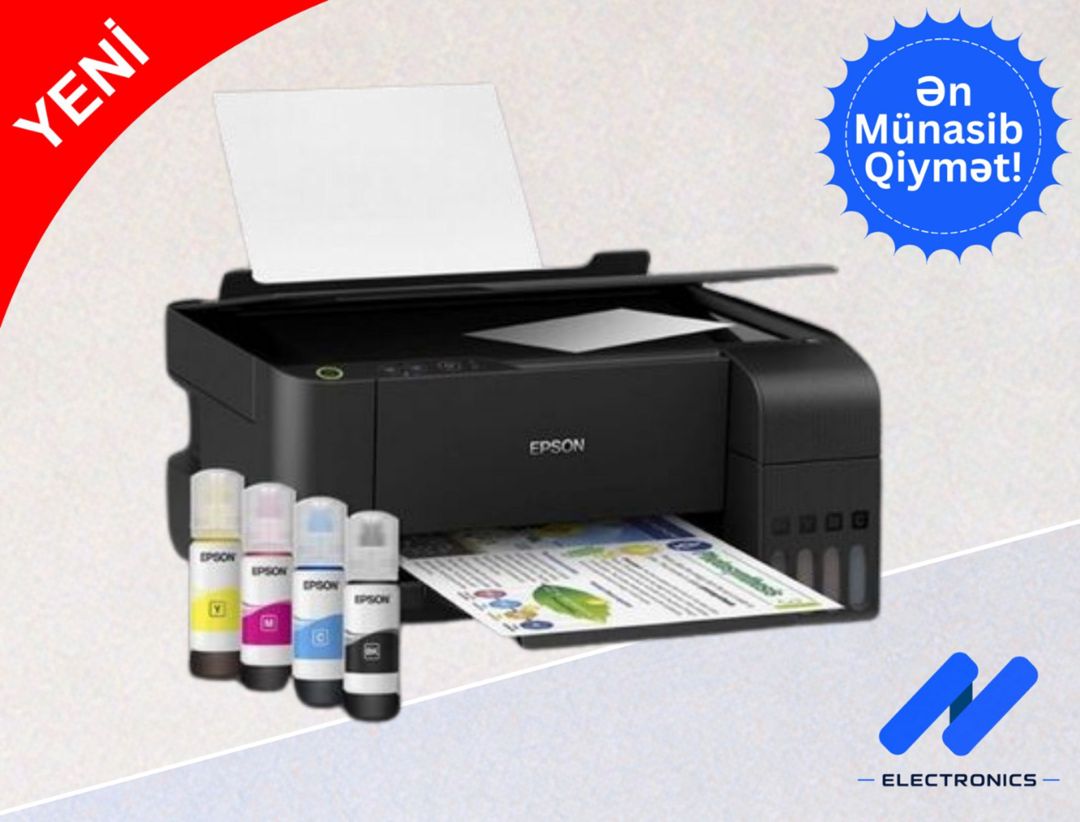 Printer Epson L3210 A4 3IN1 — Elektronika, Bakı (2)