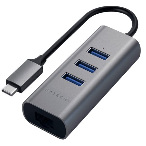 USB Hub Satechi USB Type-C 2IN1 ST-TC2N1USB31AM Space Grey — Bakı