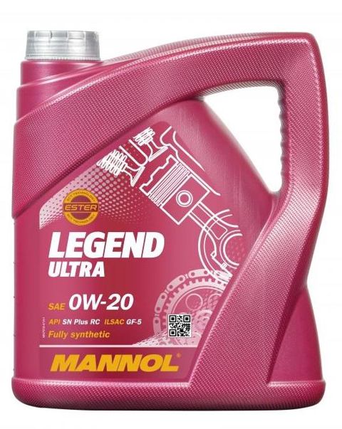 Mühərrik yağı Mannol Legend Ultra SAE 0W-20 4L Special — Bakı