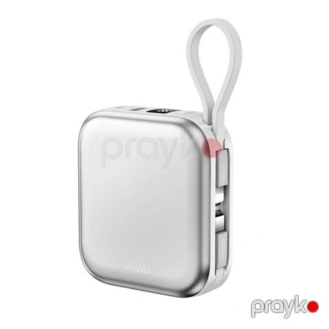 Wiwu Powerbank Cube 22.5W 3in1 Wi-P055 (White) — Bakı