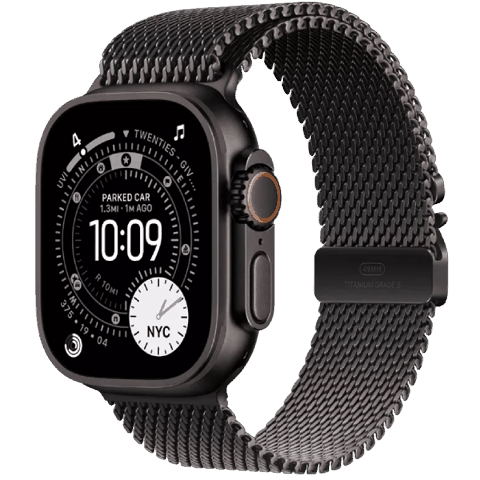 Apple Watch Ultra 3 49mm Black Titanium (Titanium Loop) — Bakı
