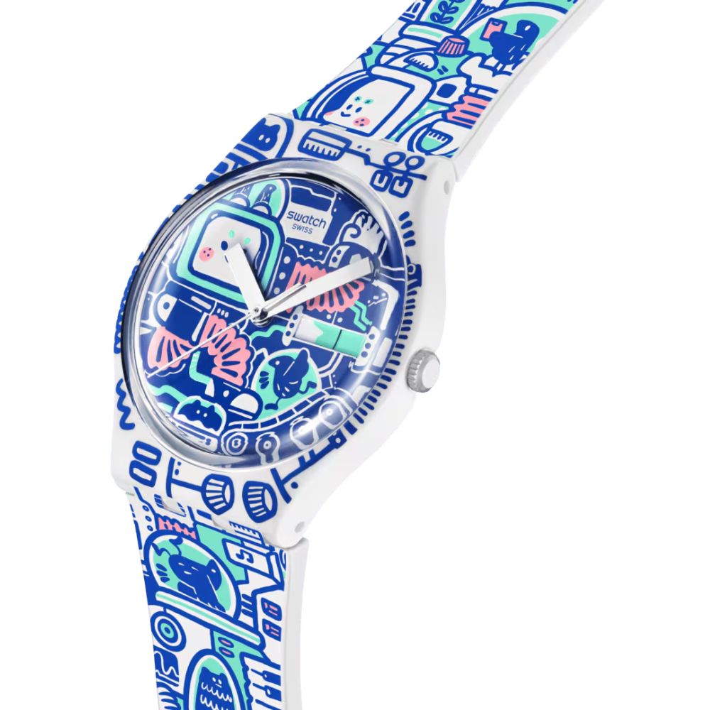 Saat Swatch Originals Gent SO28Z702 — Saatlar, Bakı (3)