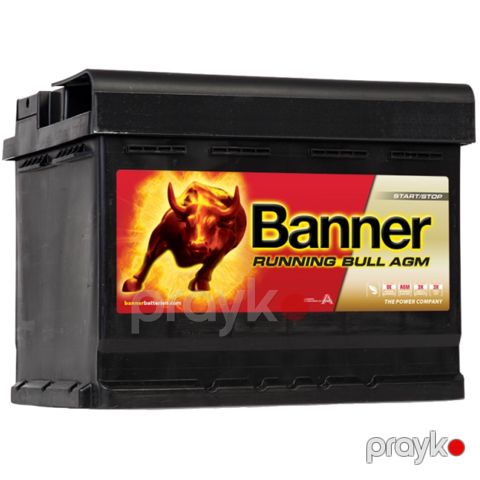 Avtomobil üçün akkumulyator Banner Running Bull AGM 60Ah 56001 — Bakı