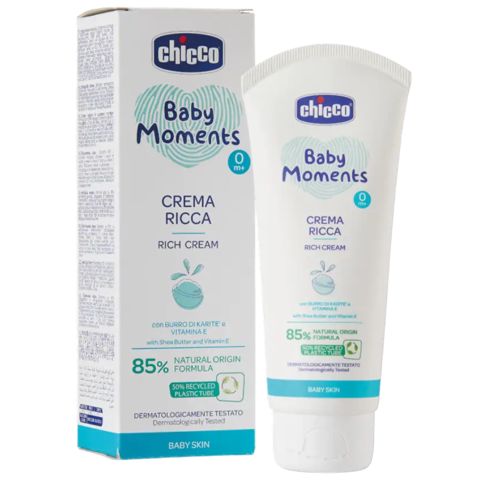 Uşaq üçün krem Chicco Baby Moments Rich 100 ml 8058664138470 — Bakı