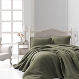 Yataq örtüyü Şahəsər Liv CK Xaki — Plaids and bedspreads